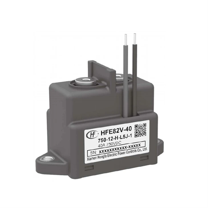 HFE82V-40 HONGFA aukštos įtampos nuolatinės srovės kontaktorius 450V 750V 40A