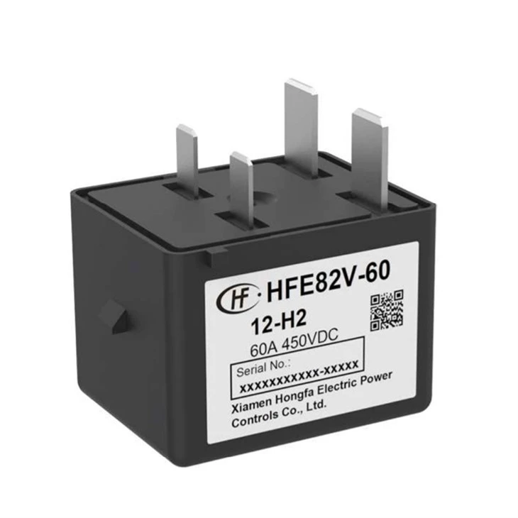 HFE82V-60 HONGFA aukštos įtampos nuolatinės srovės kontaktorius 450V 750V 60A