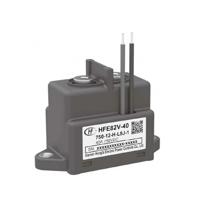 HFE82V-40 HONGFA aukštos įtampos nuolatinės srovės kontaktorius 450V 750V 40A
