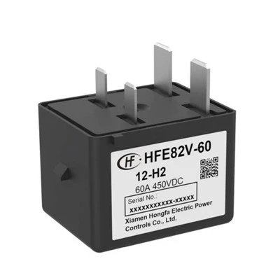 HFE82V-60 HONGFA aukštos įtampos nuolatinės srovės kontaktorius 450V 750V 60A