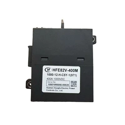 Maitinimo kontaktoriai HFE82V-400M HONGFA Ritės įtampa 12 24V