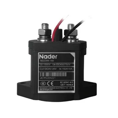 NDZ3W aukštos įtampos nuolatinės srovės elektrinis kontaktorius 1000 V 12 V kontaktorių greito įkrovimo krūva